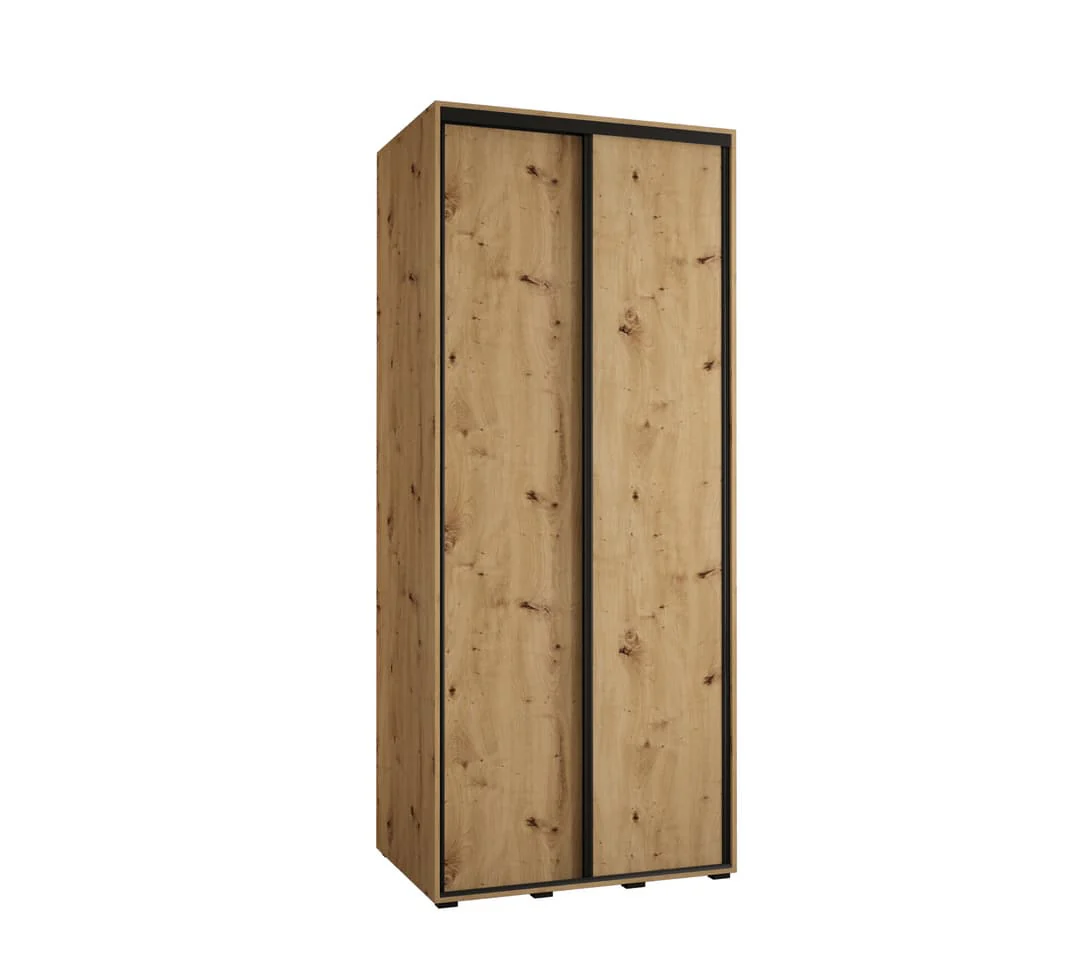 Cannes I Sliding Door Wardrobe 120cm - Image 5
