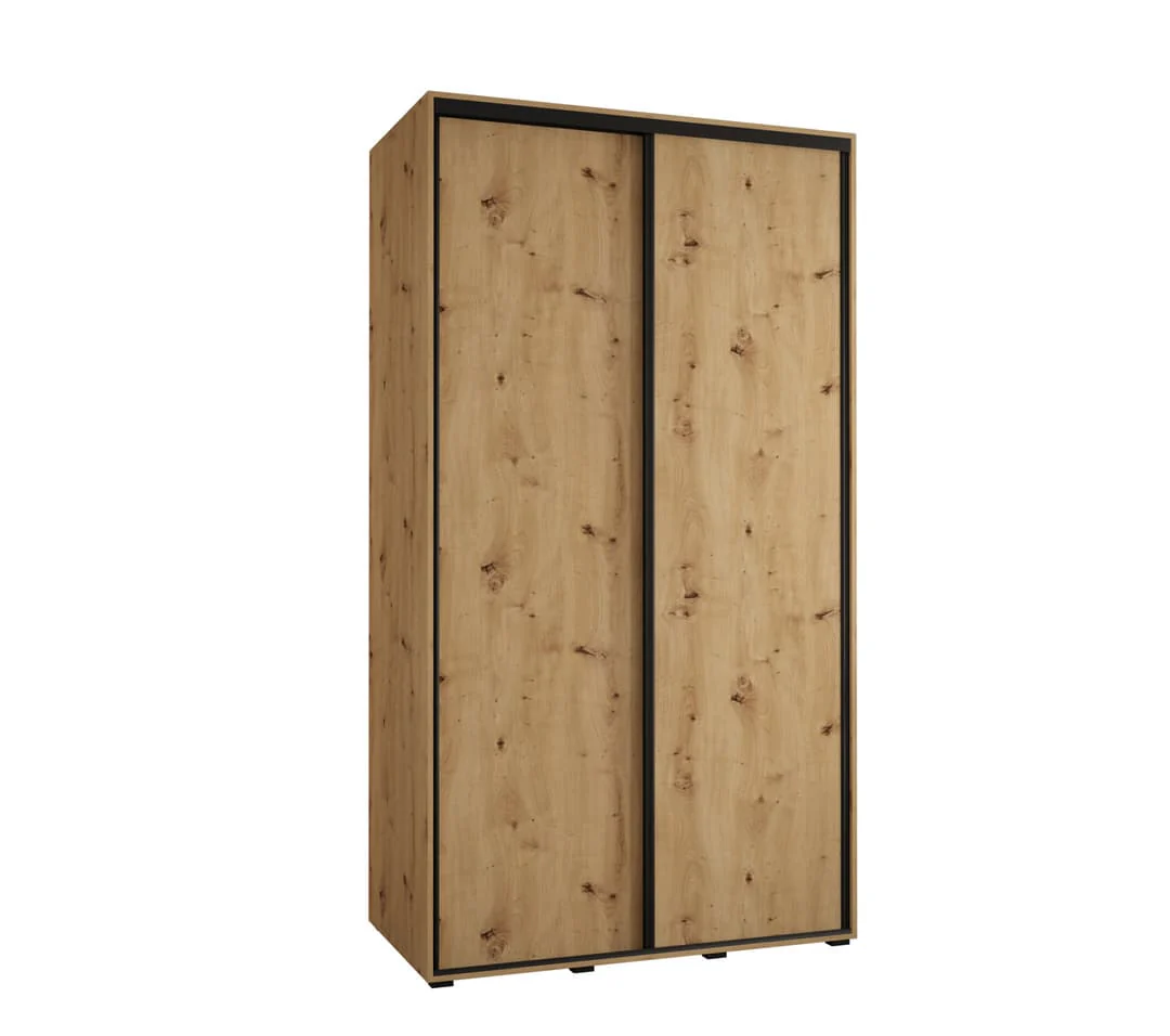 Cannes I Sliding Door Wardrobe 130cm - Image 5