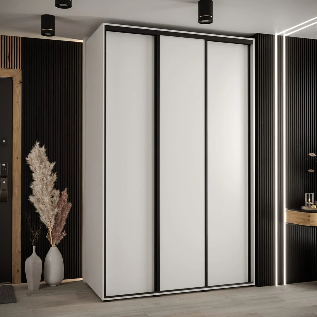 Cannes I Sliding Door Wardrobe 160cm - Image 8