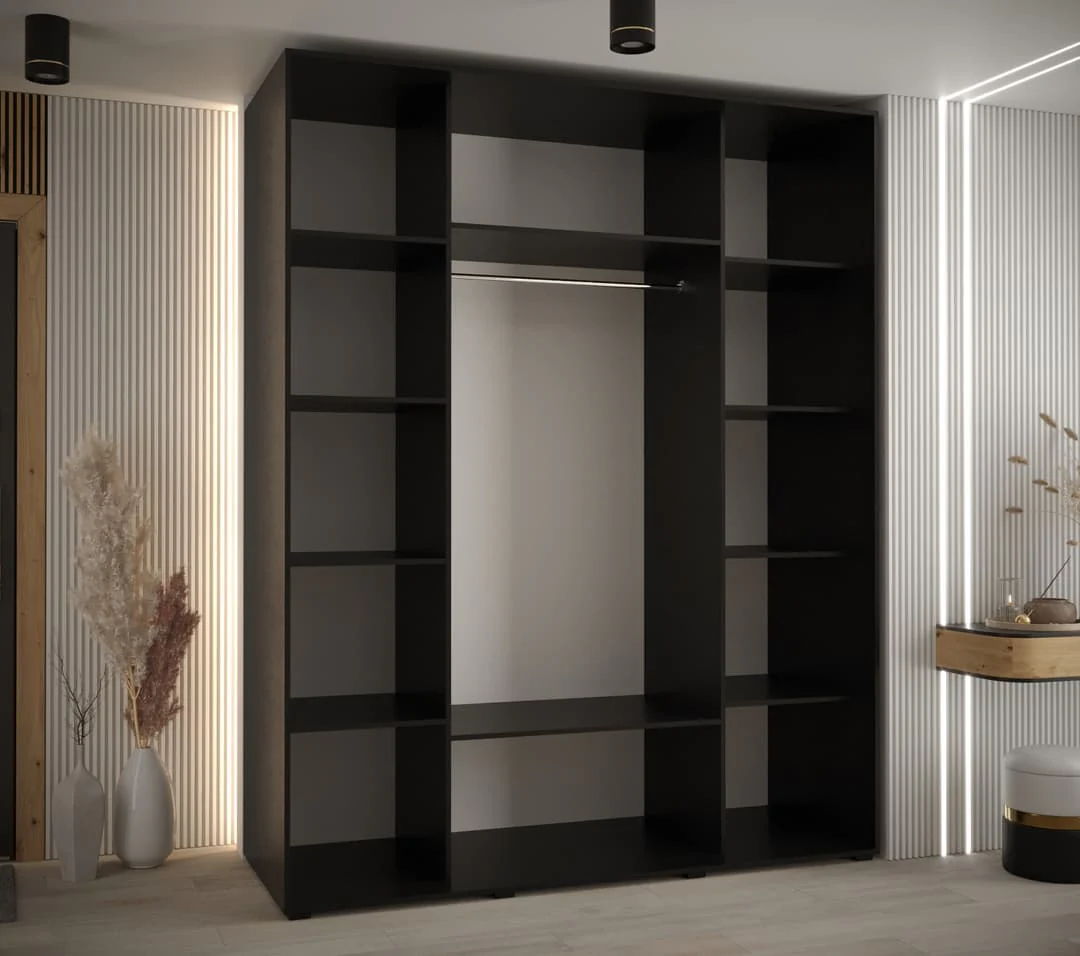 Cannes I Sliding Door Wardrobe 190cm - Image 3