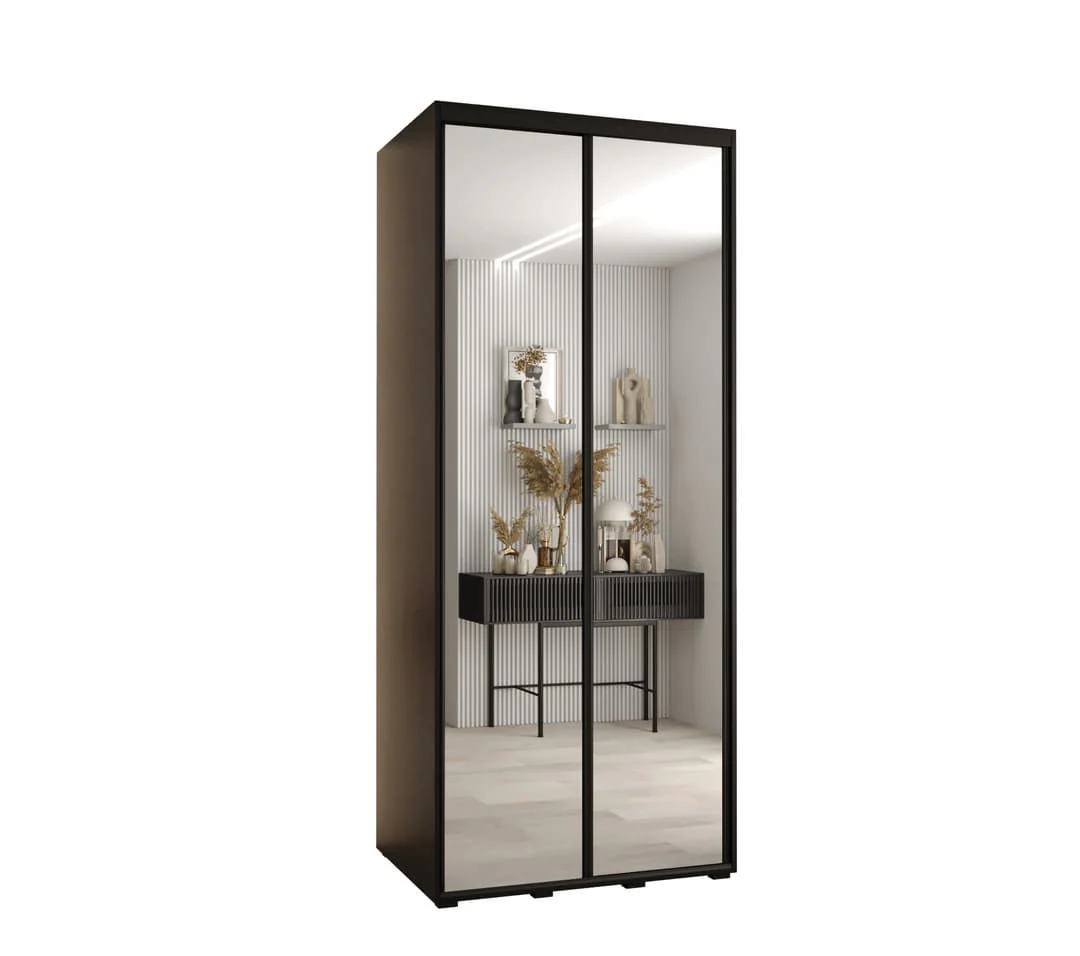 Cannes II Sliding Door Wardrobe 120cm - Image 9