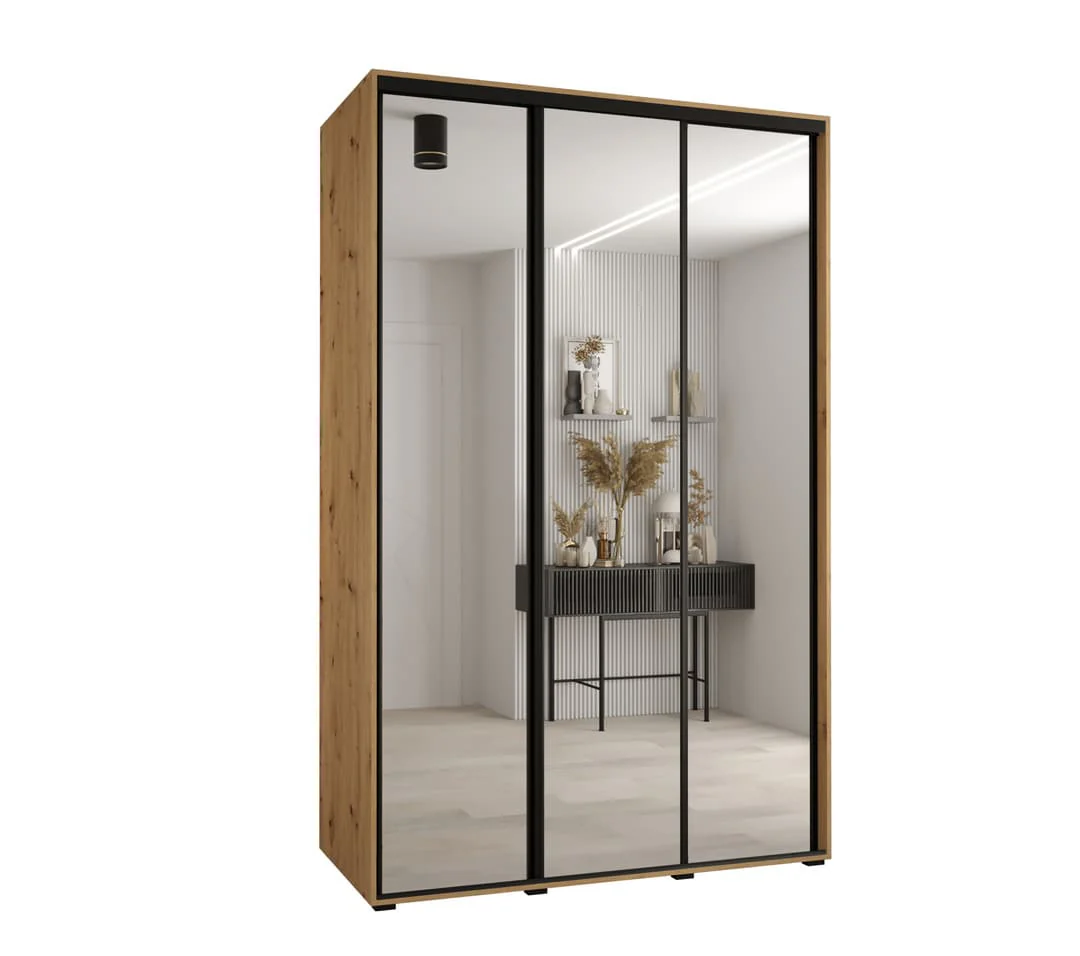 Cannes II Sliding Door Wardrobe 150cm - Image 5