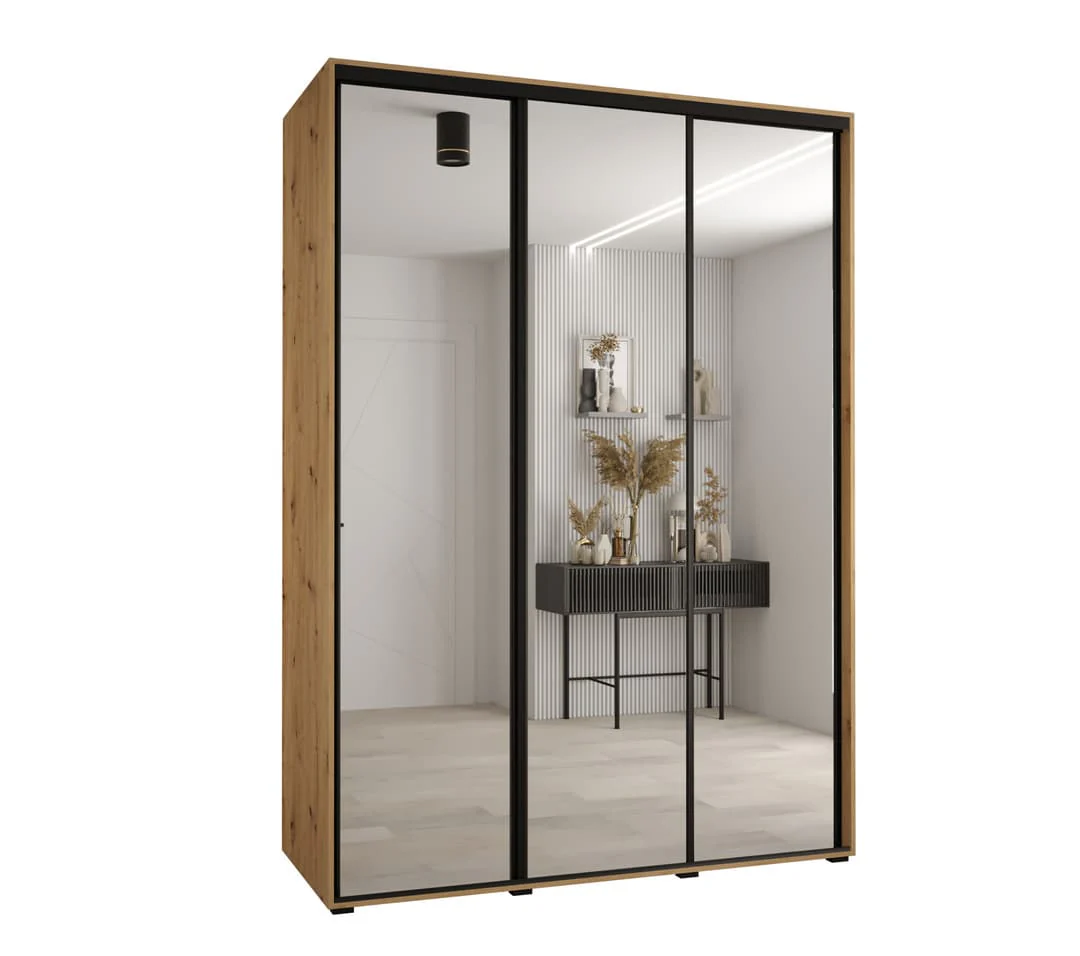 Cannes II Sliding Door Wardrobe 180cm - Image 5