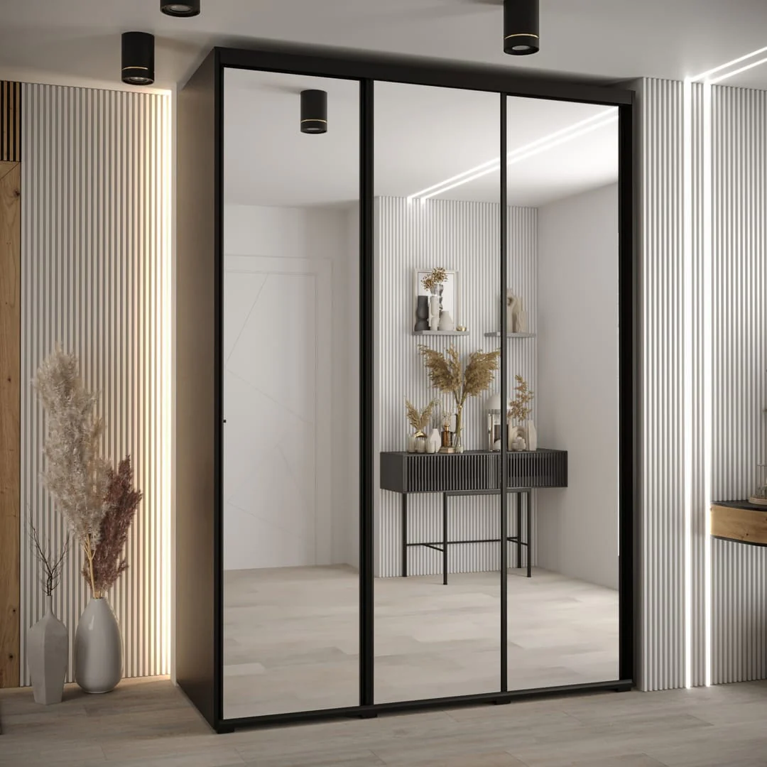 Cannes II Sliding Door Wardrobe 180cm - Image 8