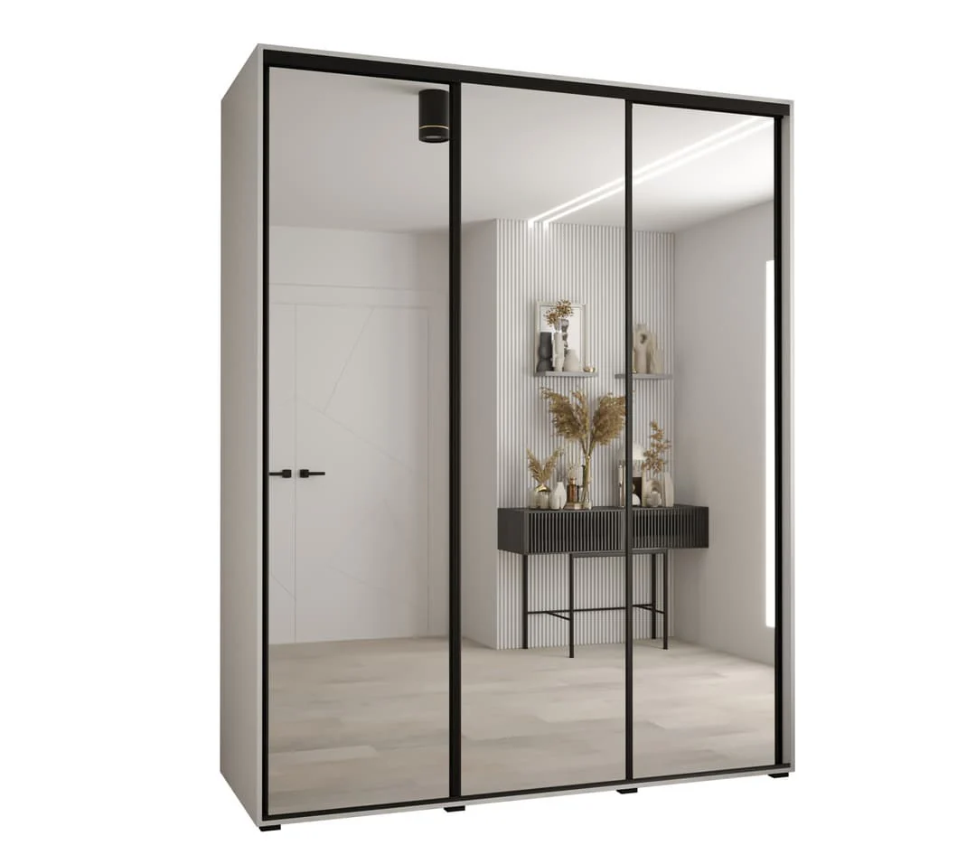 Cannes II Sliding Door Wardrobe 190cm - Image 6