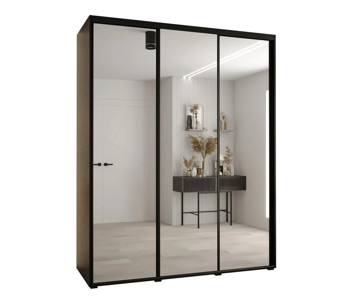 Cannes II Sliding Door Wardrobe 200cm - Image 5