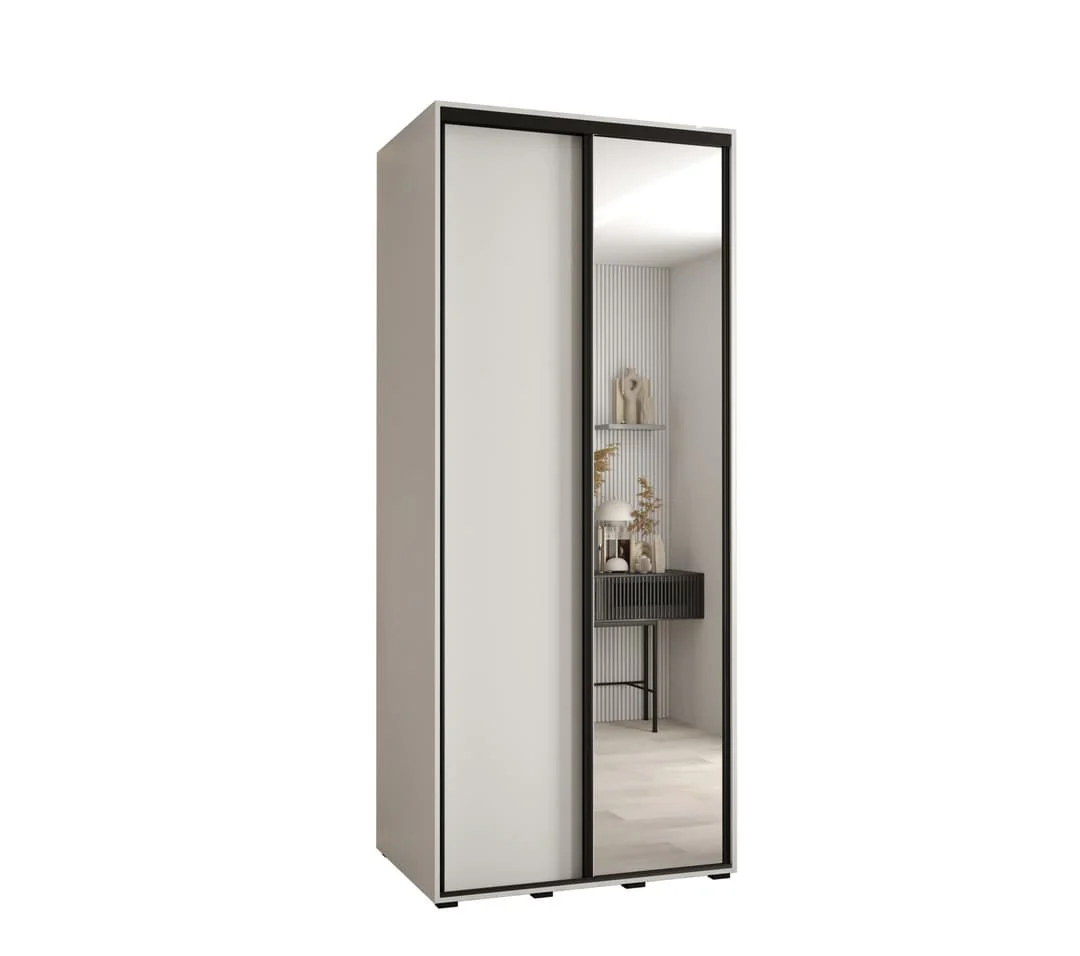 Cannes III Sliding Door Wardrobe 120cm - Image 2