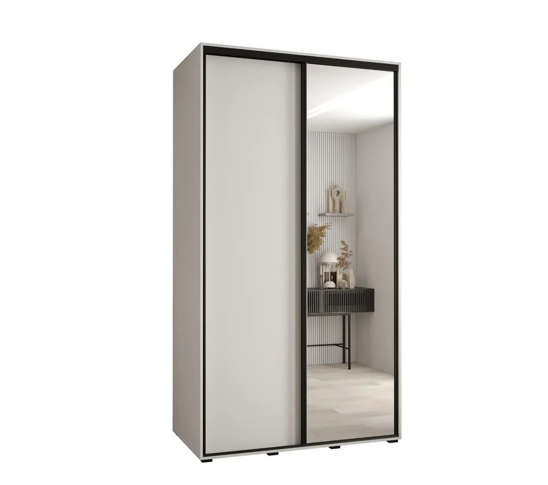 Cannes III Sliding Door Wardrobe 140cm - Image 6