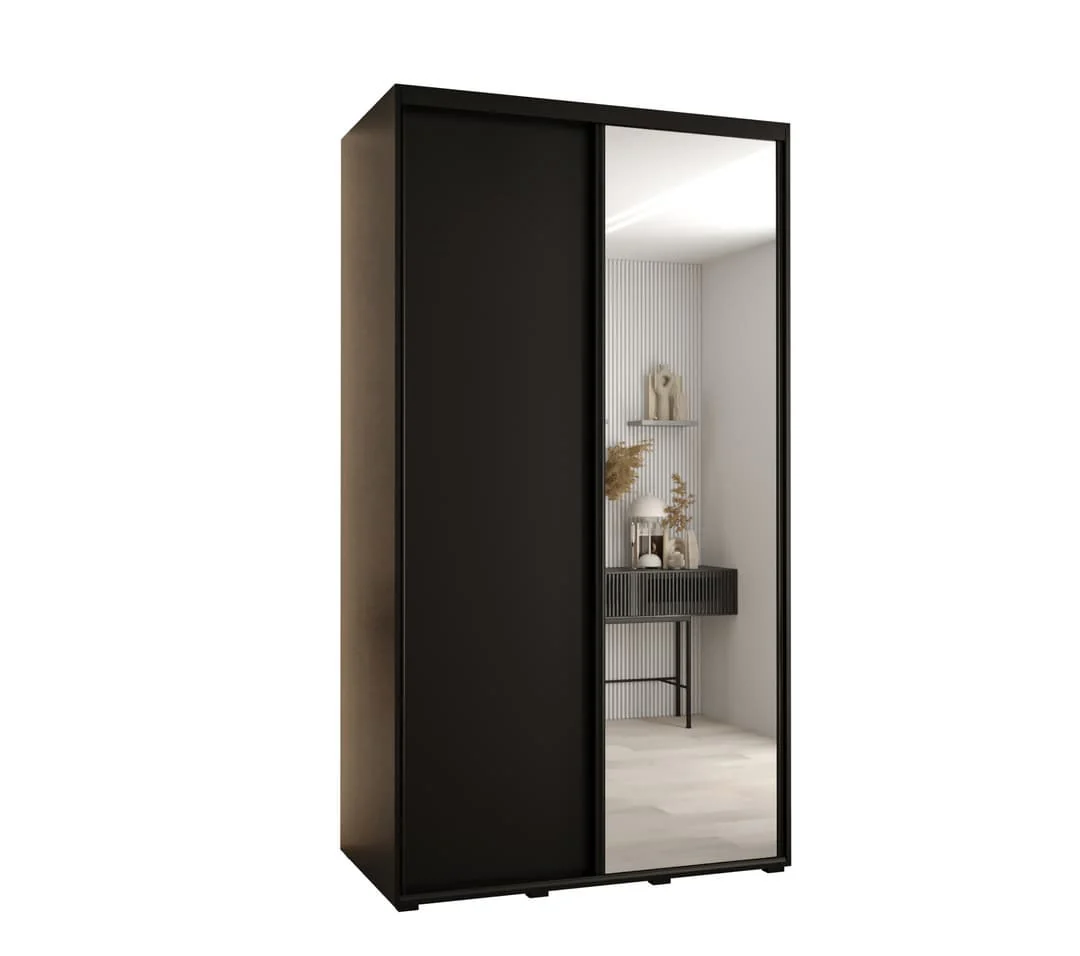 Cannes III Sliding Door Wardrobe 140cm - Image 9