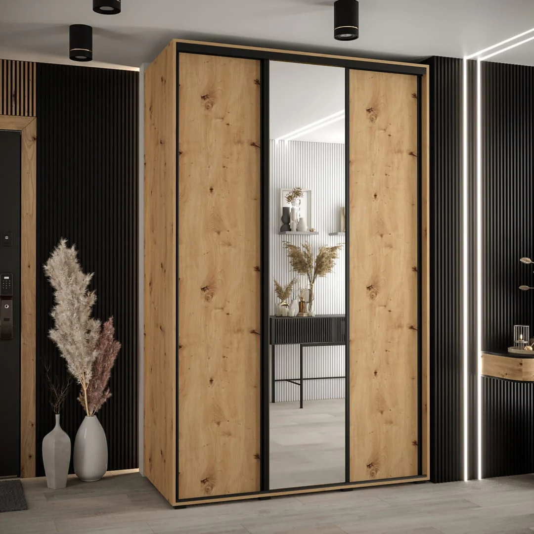 Cannes III Sliding Door Wardrobe 160cm - Image 4