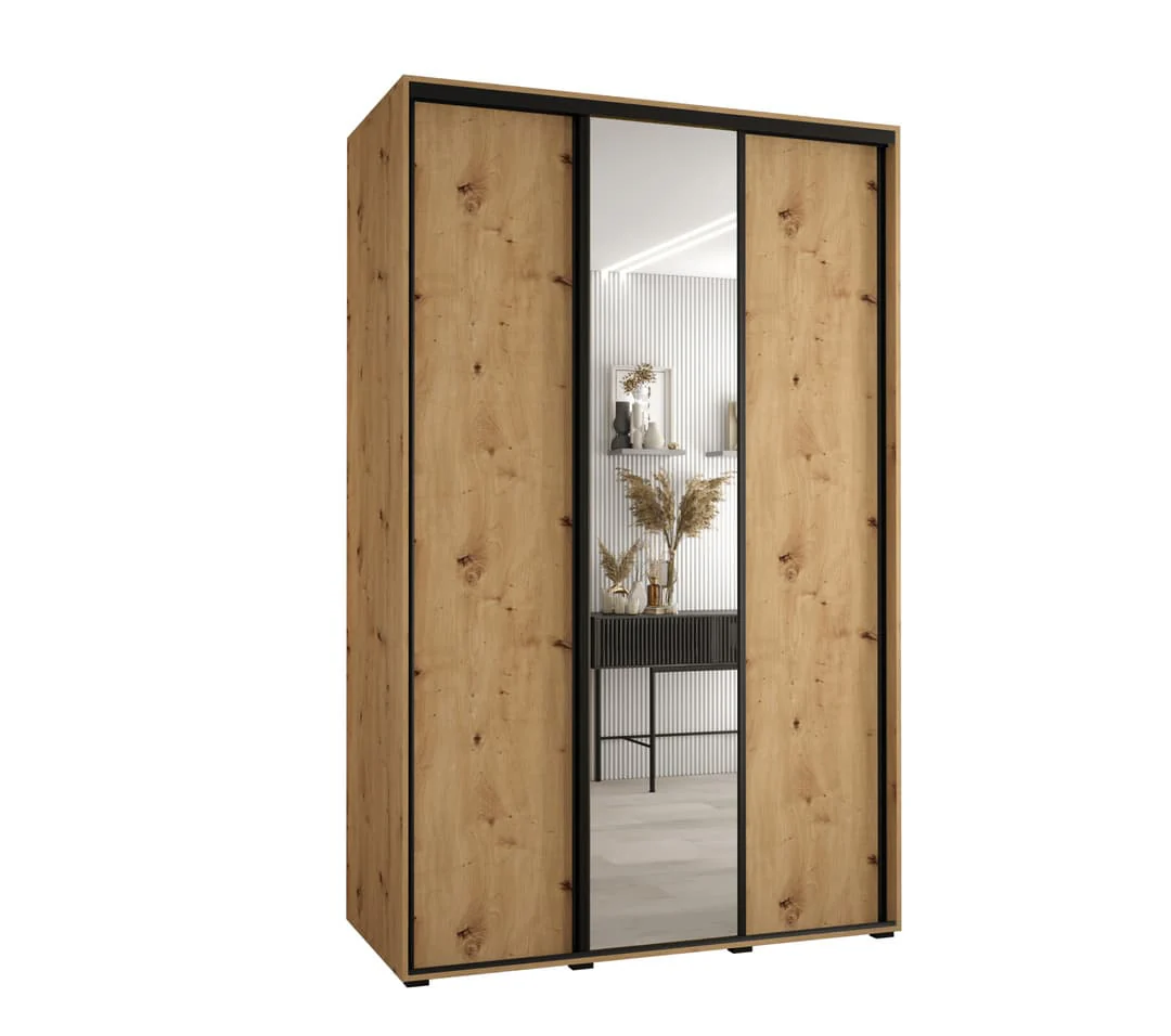 Cannes III Sliding Door Wardrobe 160cm - Image 5