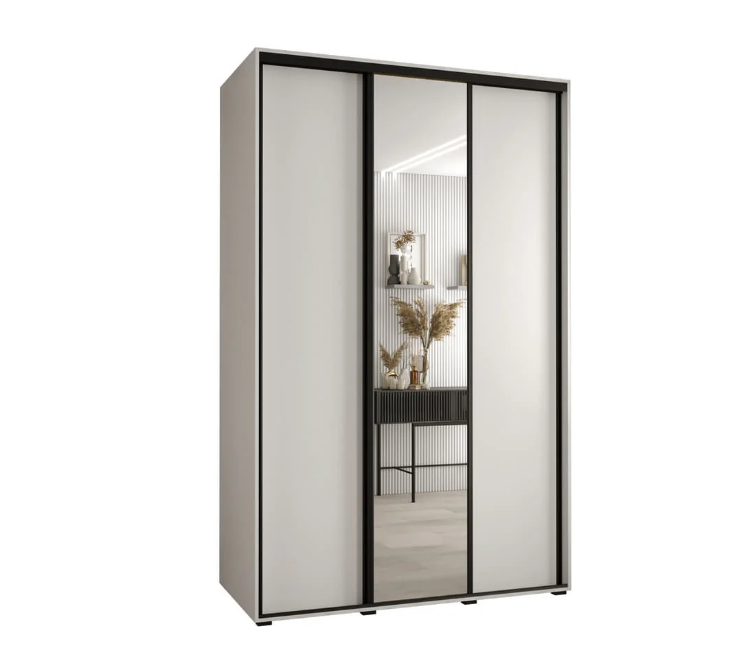 Cannes III Sliding Door Wardrobe 160cm - Image 9