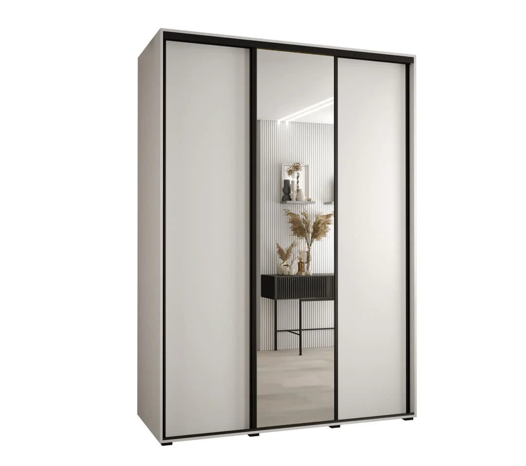 Cannes III Sliding Door Wardrobe 170cm - Image 6