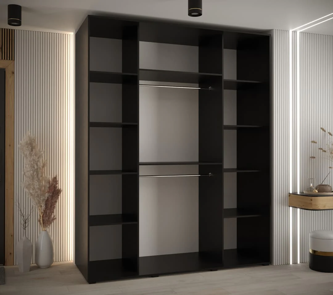Cannes III Sliding Door Wardrobe 190cm - Image 3