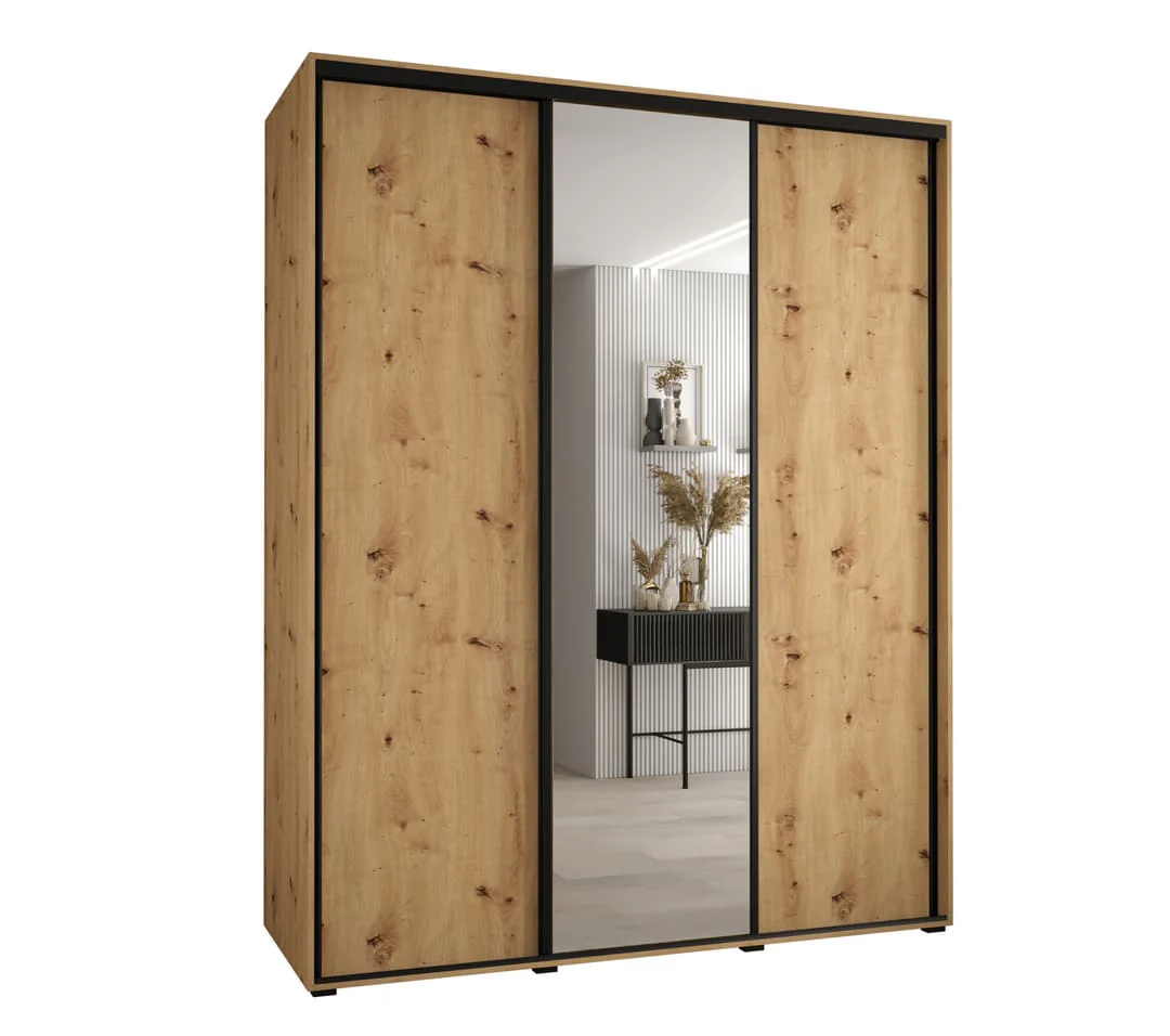 Cannes III Sliding Door Wardrobe 190cm - Image 5
