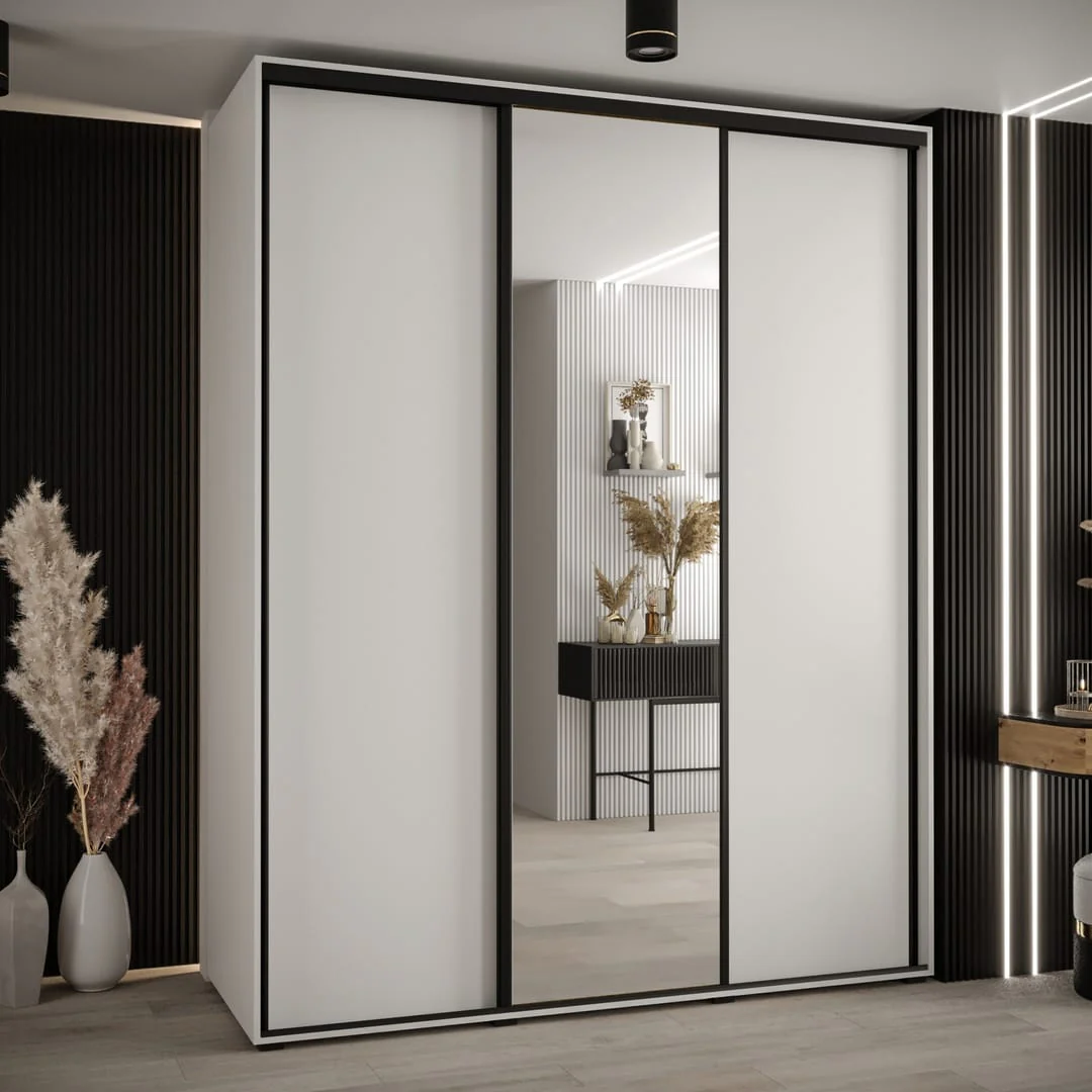 Cannes III Sliding Door Wardrobe 200cm - Image 5