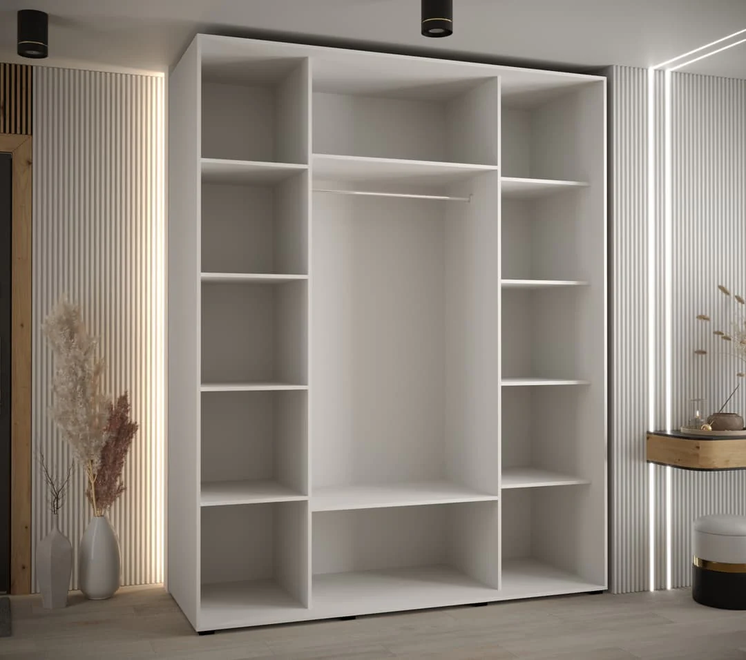 Cannes III Sliding Door Wardrobe 200cm - Image 7