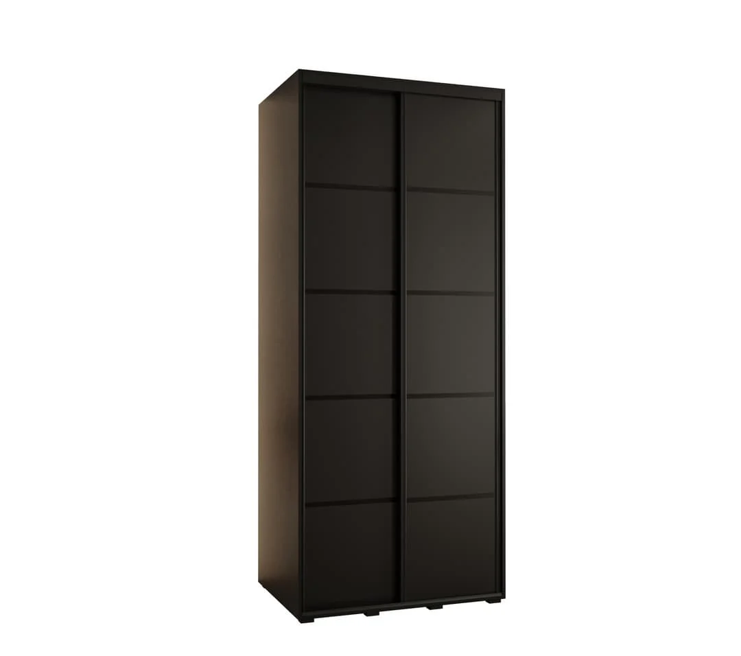 Cannes IV Sliding Door Wardrobe 100cm - Image 2