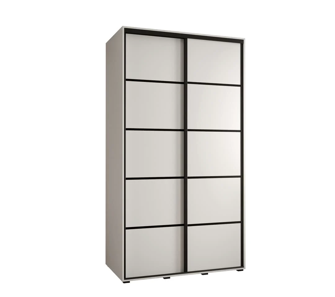 Cannes IV Sliding Door Wardrobe 130cm - Image 8
