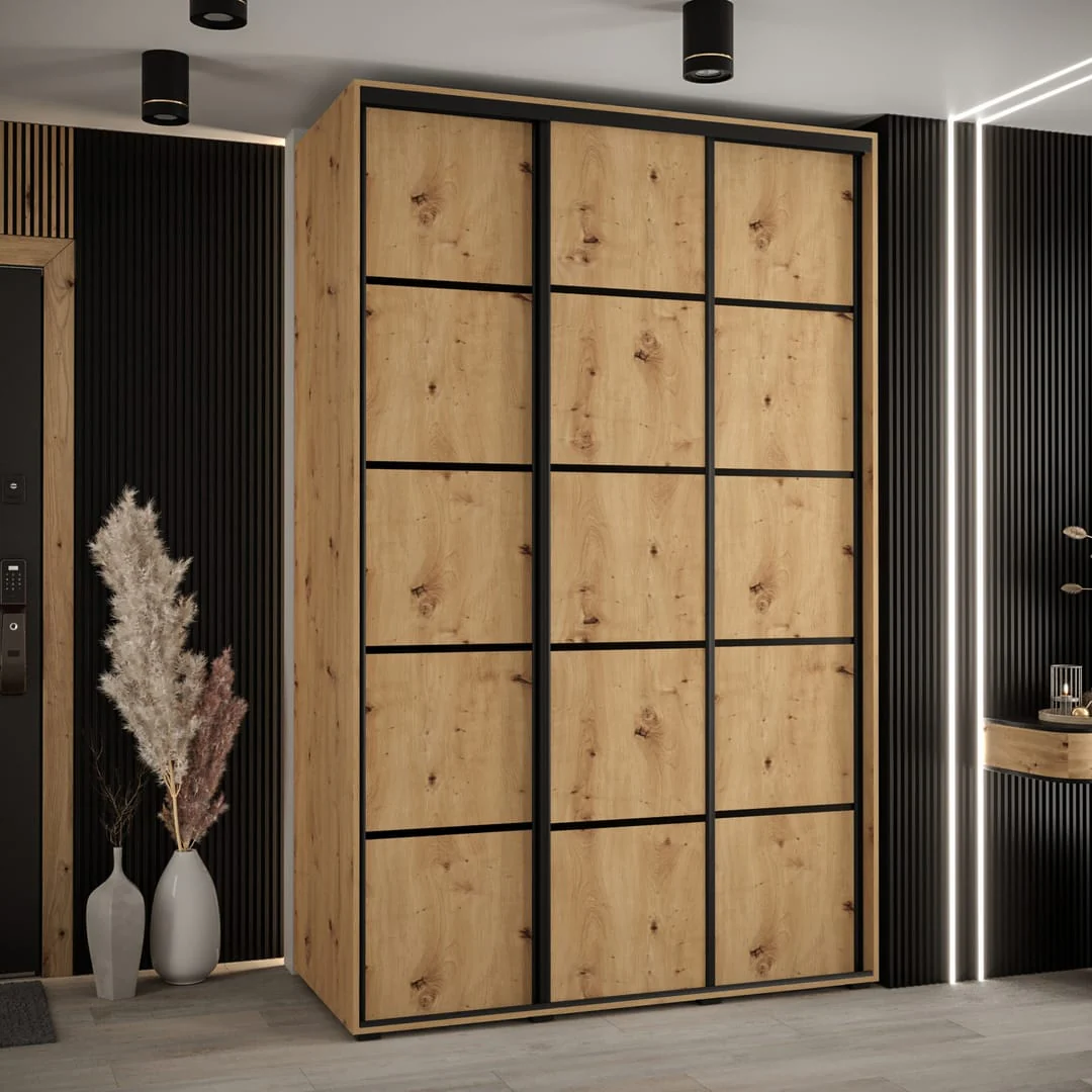 Cannes IV Sliding Door Wardrobe 160cm - Image 4