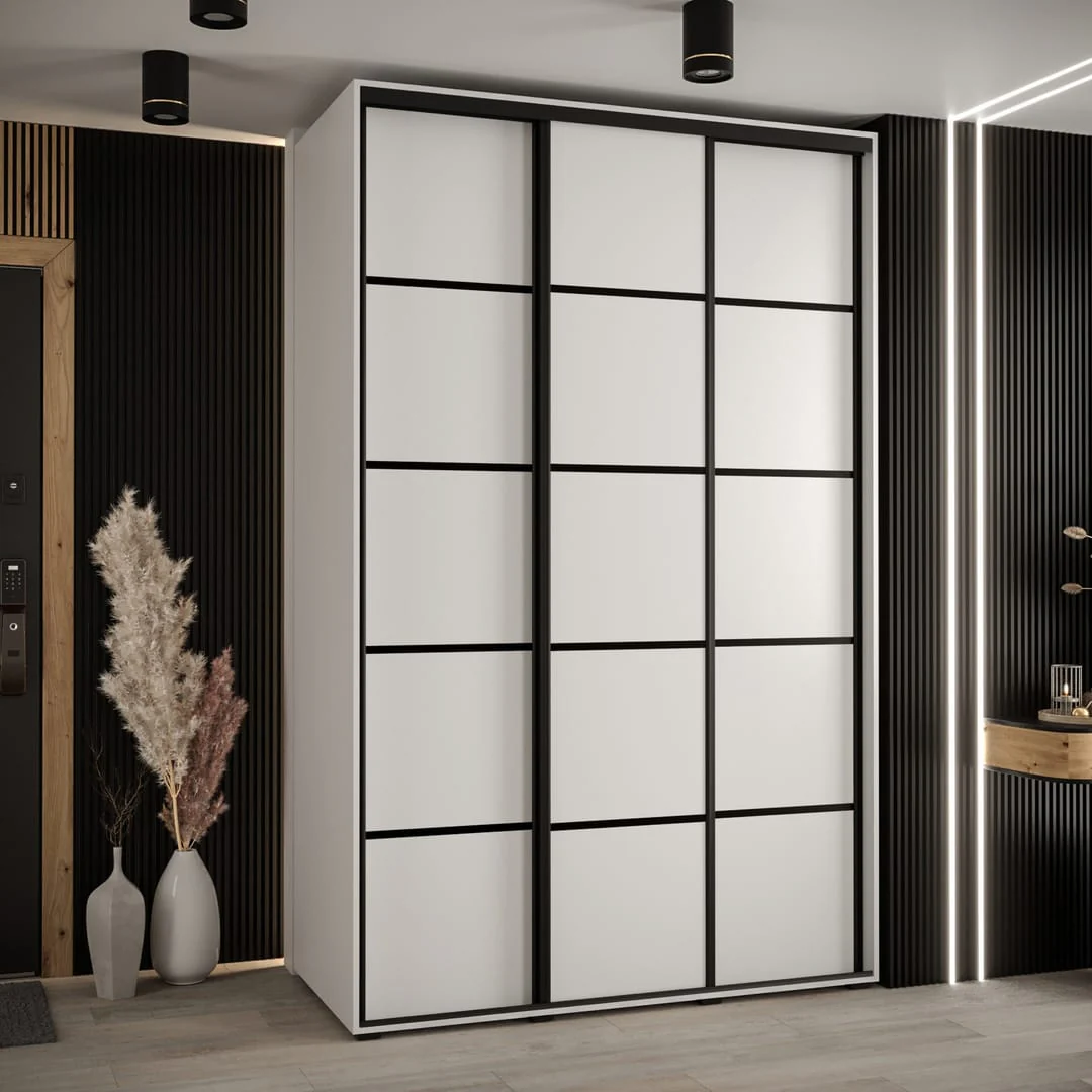 Cannes IV Sliding Door Wardrobe 160cm - Image 8