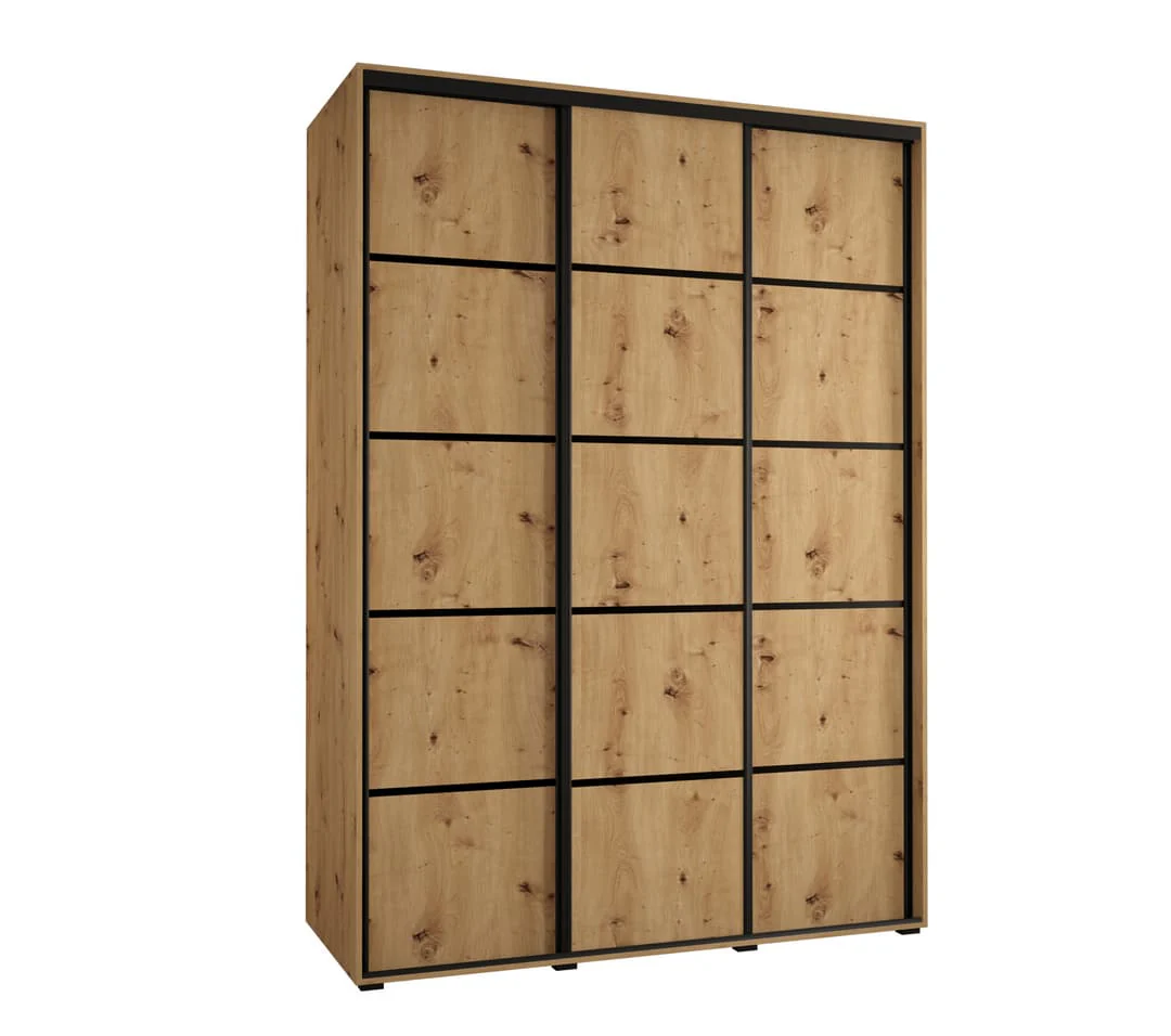 Cannes IV Sliding Door Wardrobe 170cm - Image 2