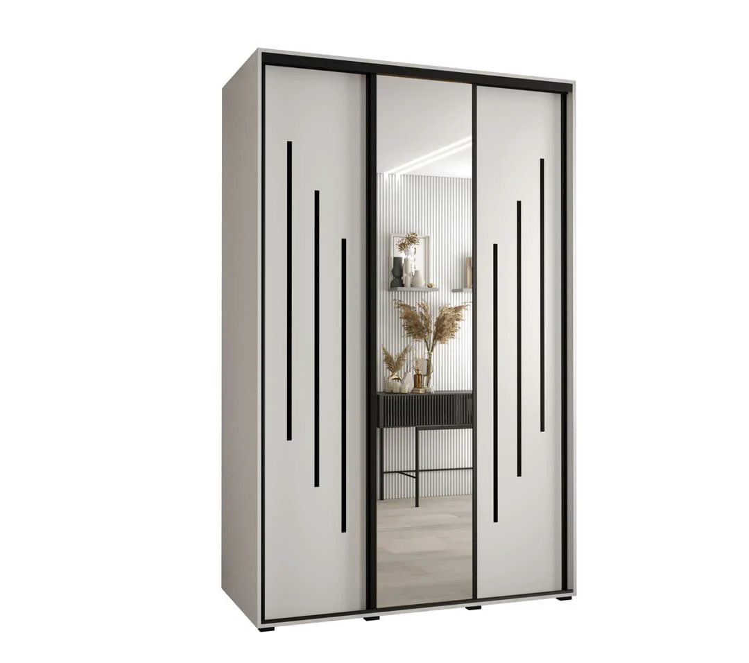 Cannes IX Sliding Door Wardrobe 150cm - Image 2