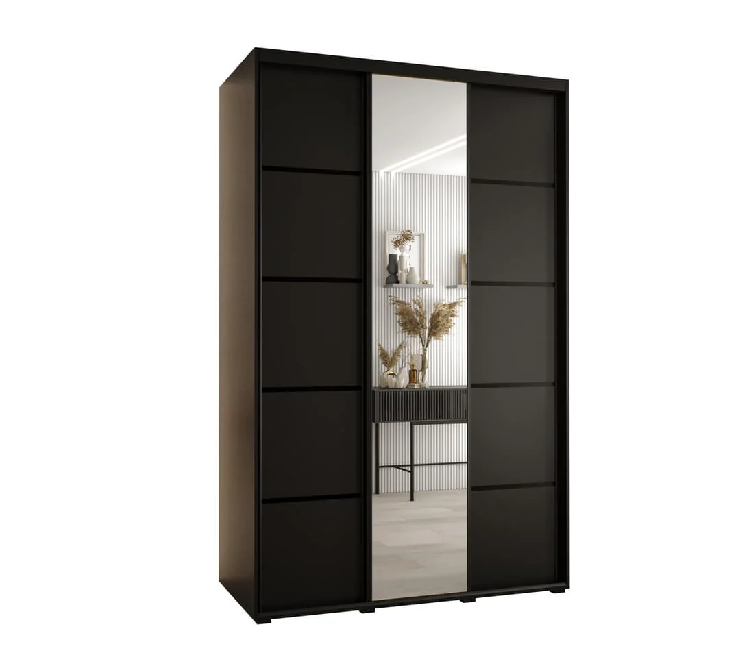 Cannes V Sliding Door Wardrobe 150cm - Image 9