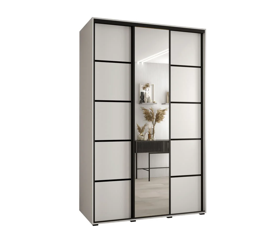 Cannes V Sliding Door Wardrobe 160cm - Image 9