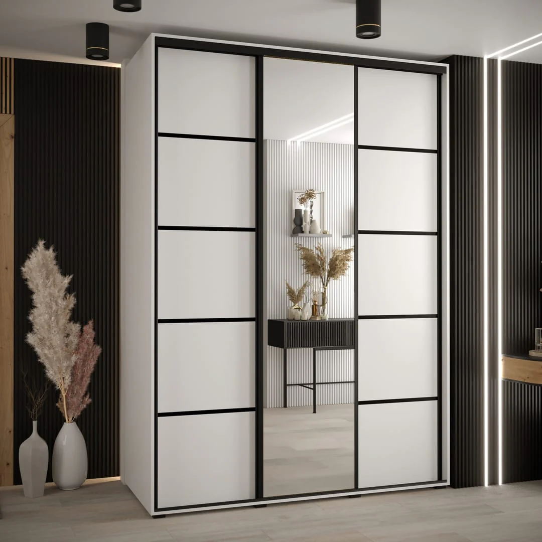 Cannes V Sliding Door Wardrobe 180cm