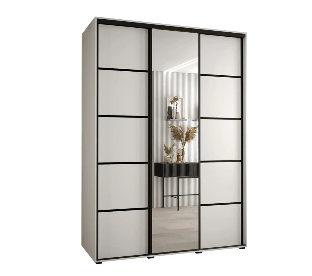 Cannes V Sliding Door Wardrobe 180cm - Image 2