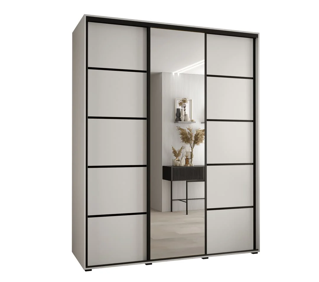 Cannes V Sliding Door Wardrobe 190cm - Image 9