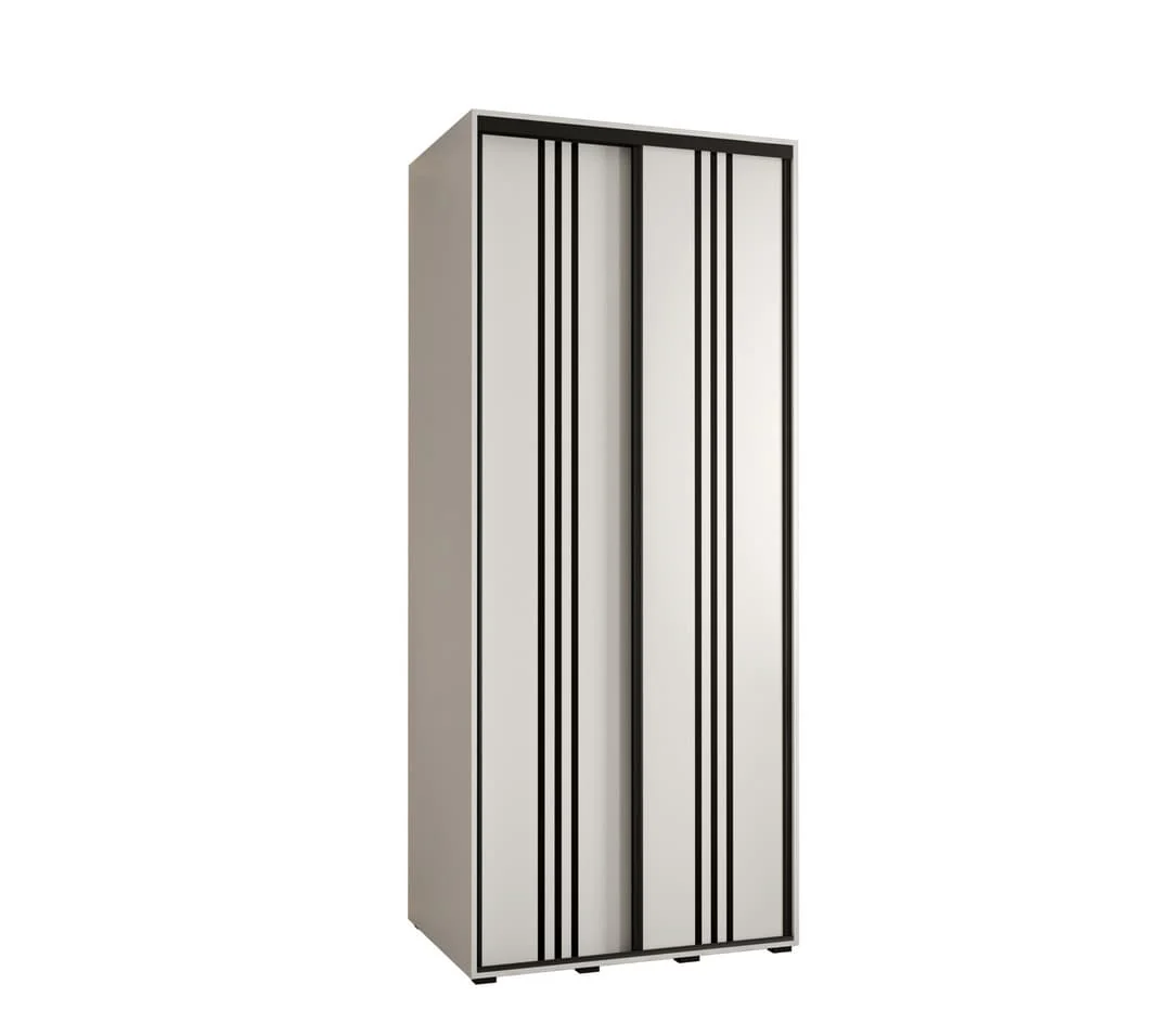 Cannes VI Sliding Door Wardrobe 120cm - Image 2