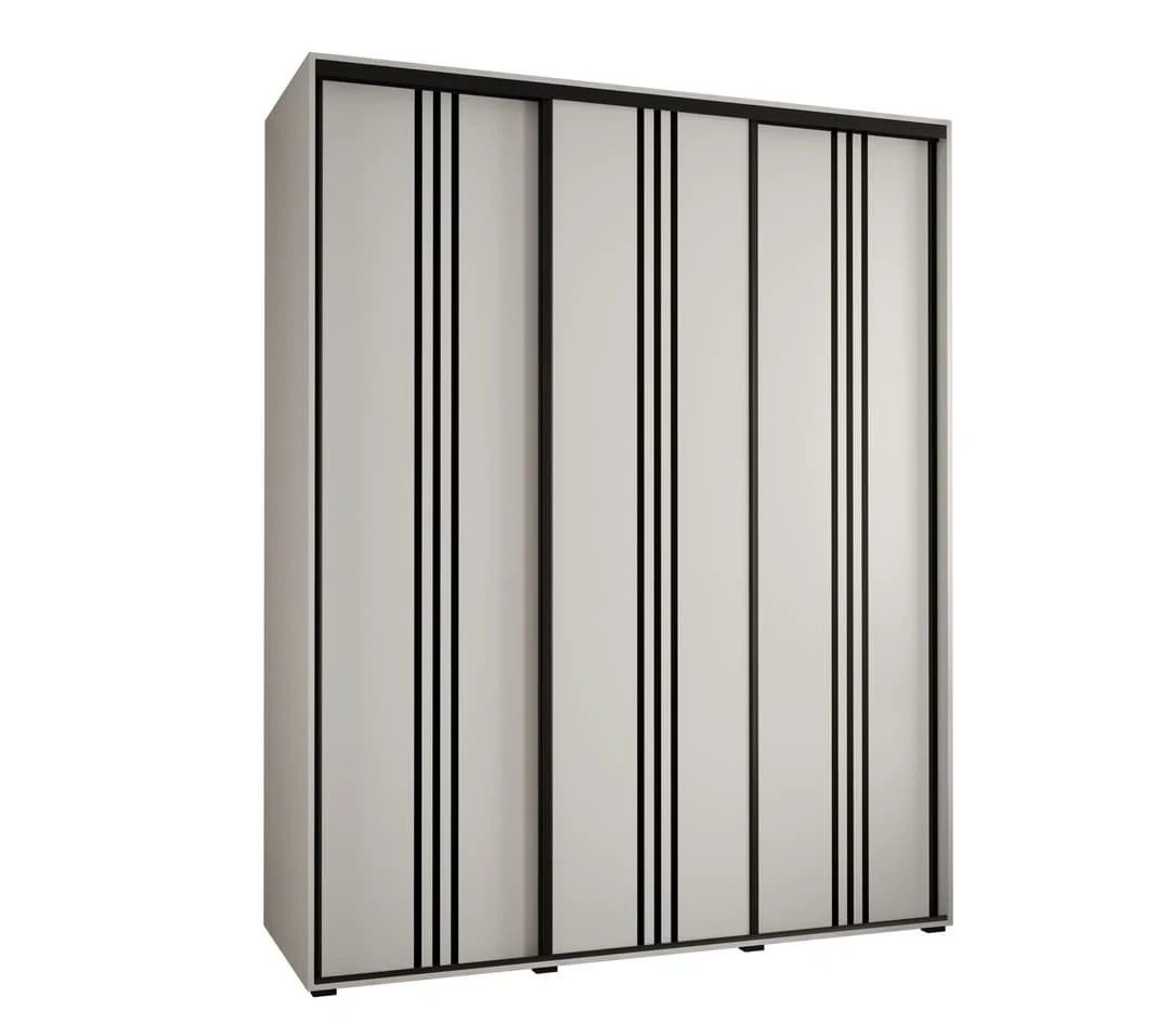Cannes VI Sliding Door Wardrobe 200cm - Image 5