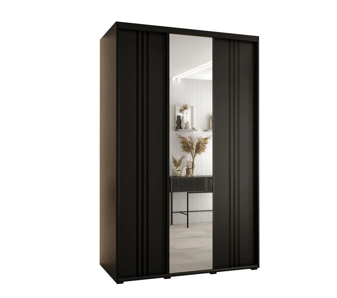 Cannes VII Sliding Door Wardrobe 150cm - Image 9