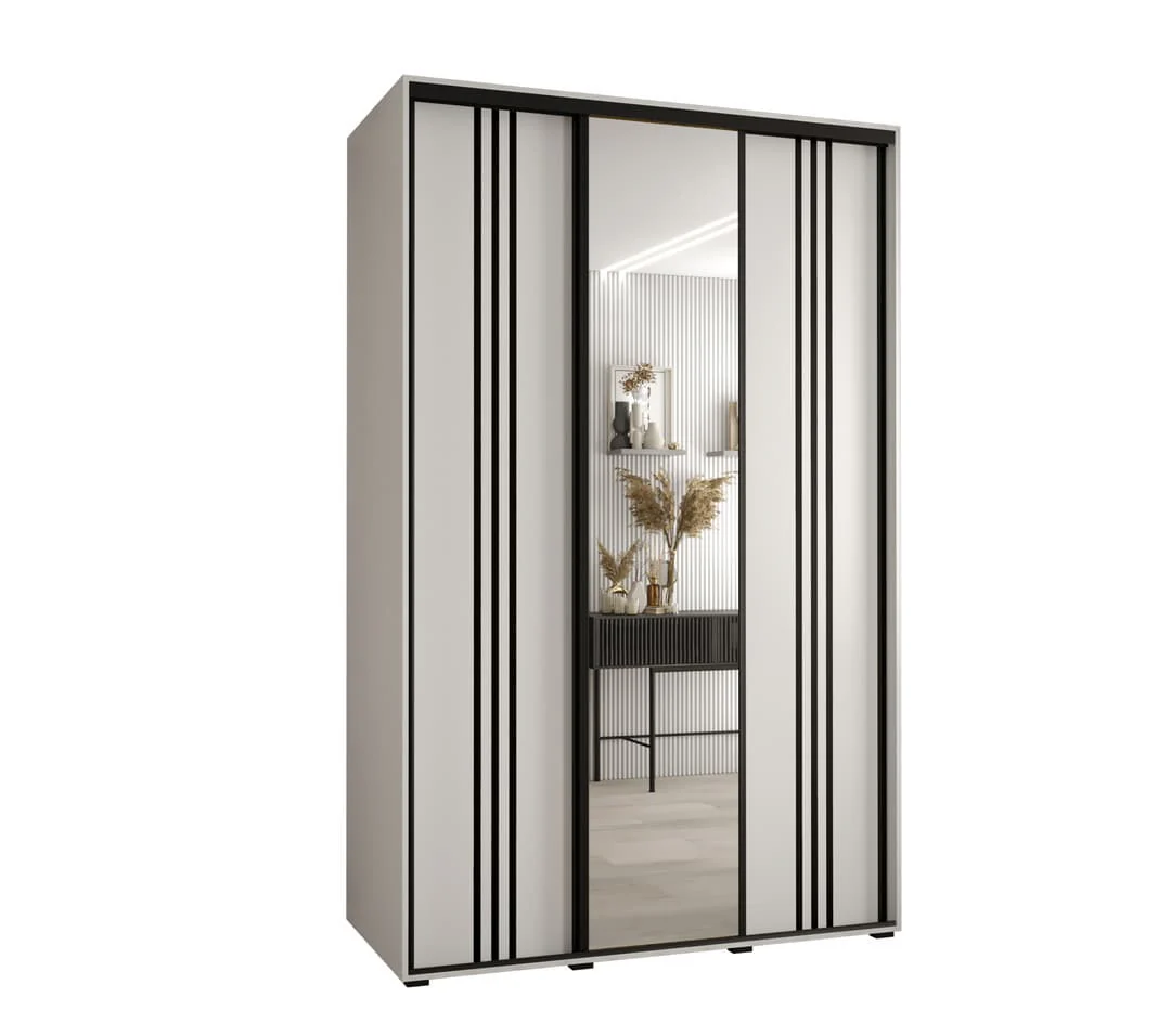 Cannes VII Sliding Door Wardrobe 160cm - Image 9