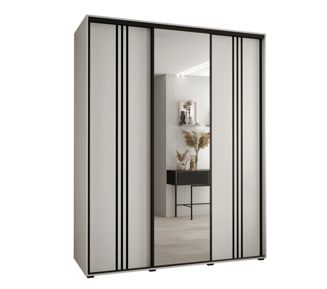 Cannes VII Sliding Door Wardrobe 200cm - Image 5