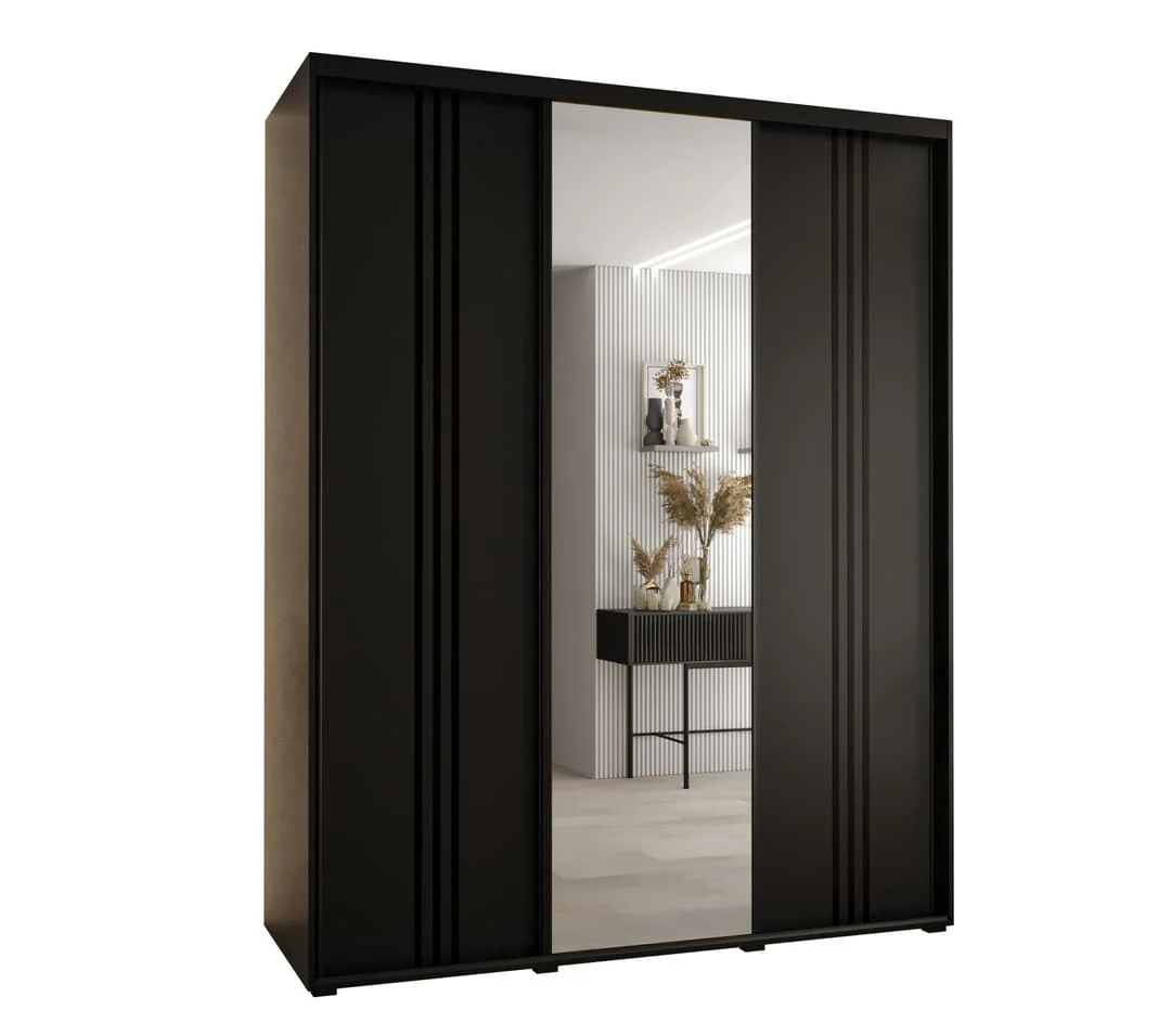 Cannes VII Sliding Door Wardrobe 200cm - Image 8