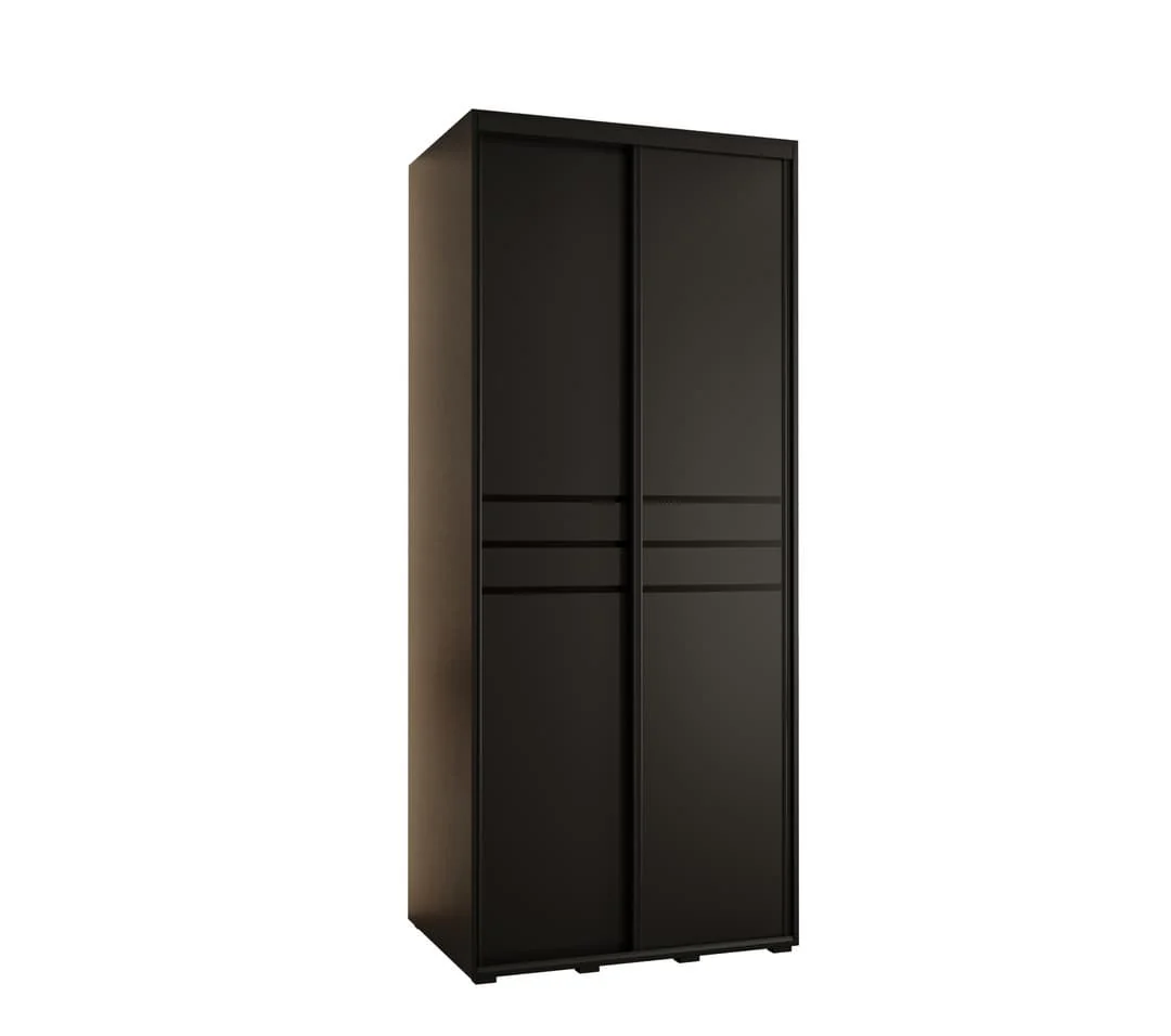 Cannes X Sliding Door Wardrobe 100cm - Image 2