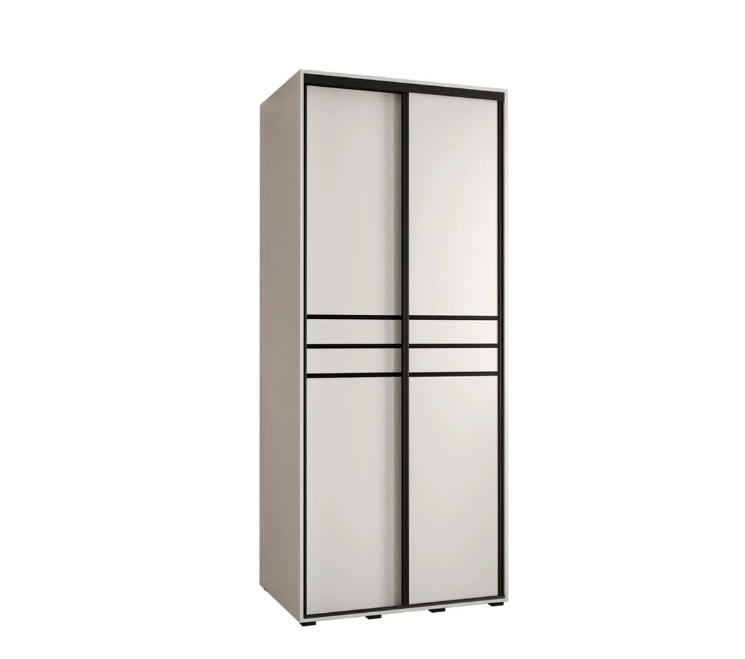 Cannes X Sliding Door Wardrobe 120cm - Image 2