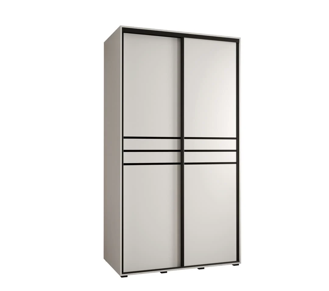 Cannes X Sliding Door Wardrobe 130cm - Image 8