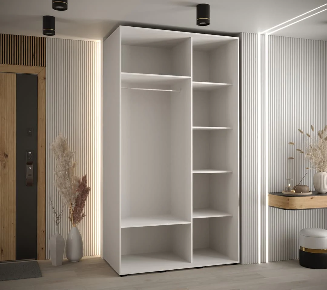 Cannes X Sliding Door Wardrobe 140cm - Image 7