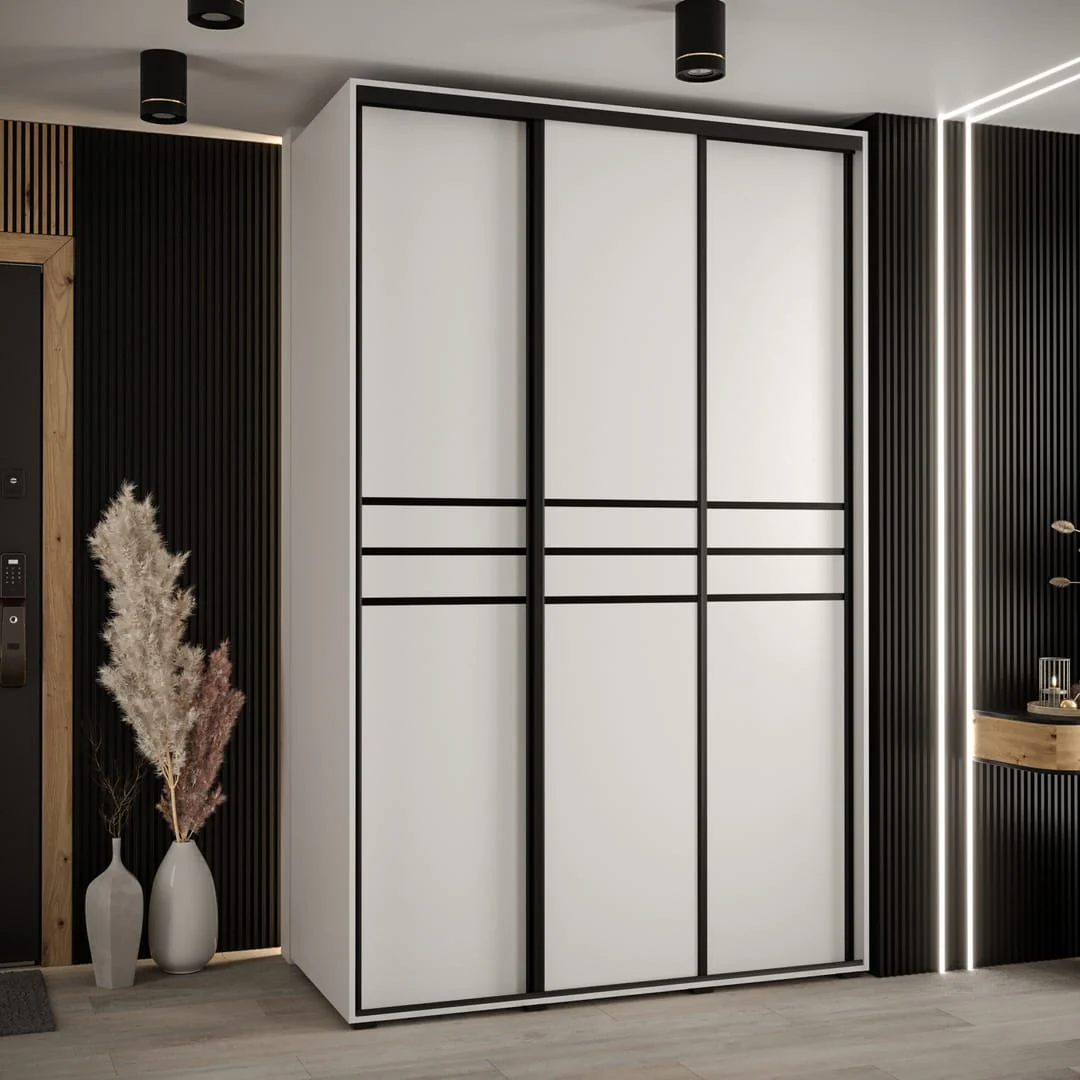 Cannes X Sliding Door Wardrobe 150cm