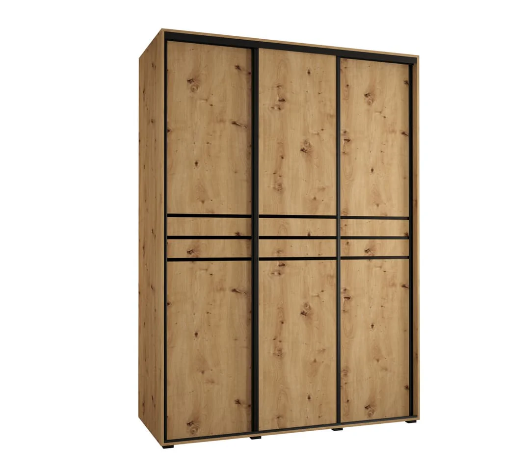 Cannes X Sliding Door Wardrobe 170cm - Image 2