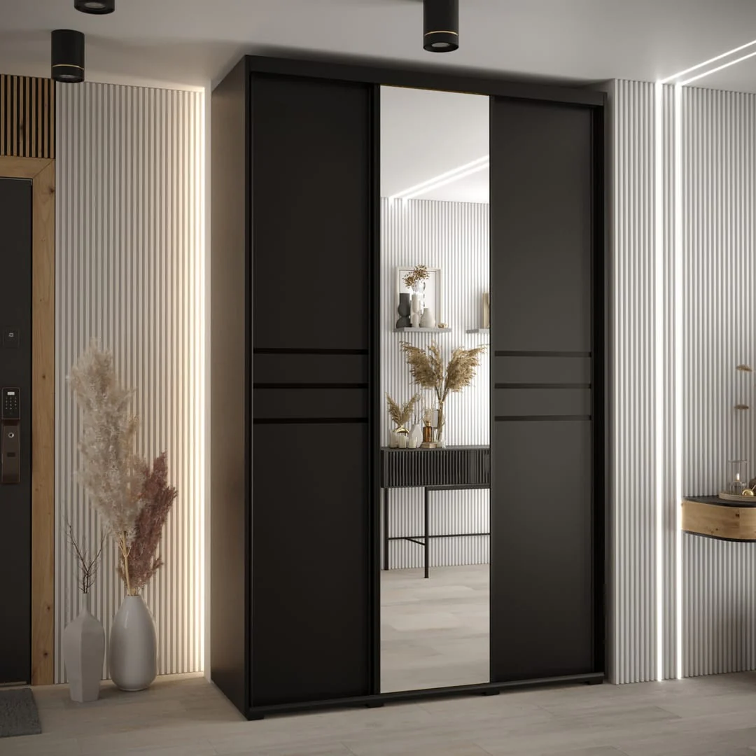 Cannes XI Sliding Door Wardrobe 150cm - Image 8