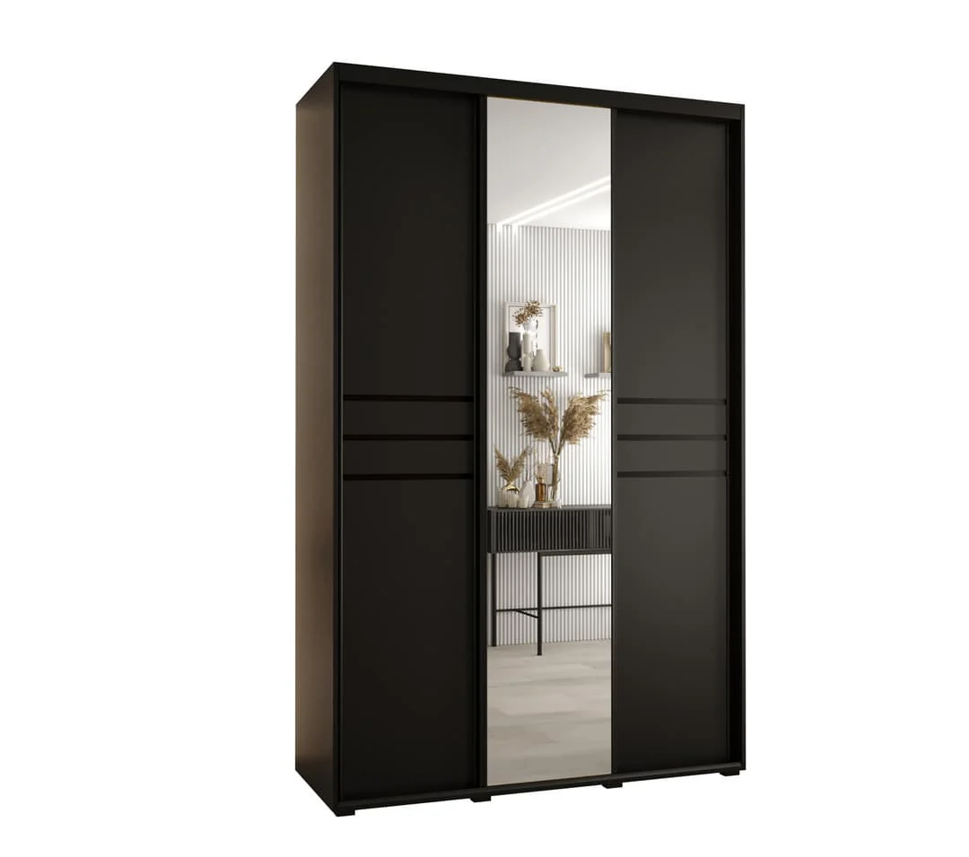 Cannes XI Sliding Door Wardrobe 160cm - Image 2