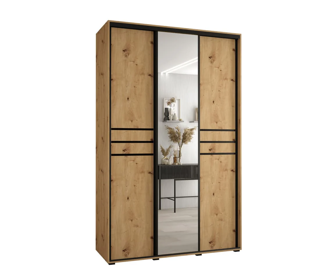 Cannes XI Sliding Door Wardrobe 160cm - Image 5
