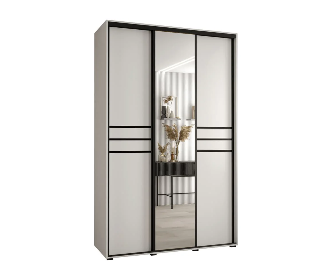 Cannes XI Sliding Door Wardrobe 160cm - Image 9
