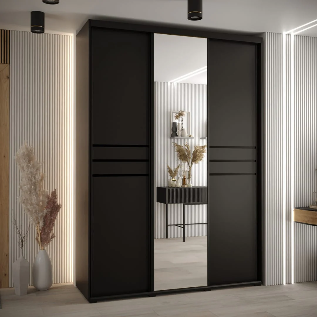 Cannes XI Sliding Door Wardrobe 170cm - Image 8
