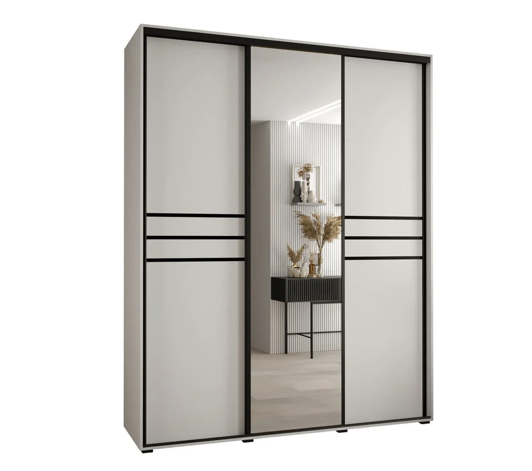 Cannes XI Sliding Door Wardrobe 190cm - Image 9
